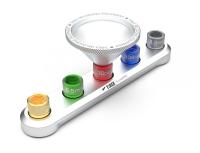 Воронка для пороха Tirex FunnelPRO комплект + 5 алюминиевых вставок + трубка — от интернет-магазина MWROS