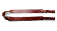 Ремень VEKTOR кожаный для ружья, с узорной строчкой — от интернет-магазина MWROS