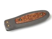 Lionsteel держатель для денег, дамасская сталь/дерево — от интернет-магазина MWROS