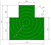 Мишень 4 грудная Армейская — от интернет-магазина MWROS