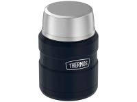 Термос для еды THERMOS KING SK-3000 MMB 0,47L, складная ложка, чёрный — от интернет-магазина MWROS