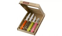 Набор ножей Opinel Les Essentiels 112/113/114/115, 4шт, 4 цвета, бук — от интернет-магазина MWROS
