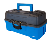 Ящик Plano для приманок и аксессуаров с 3-уровневой системой хранения, дымчатый/синий — от интернет-магазина MWROS