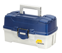 Ящик Plano для приманок и аксессуаров с 2-уровневой системой хранения, синий/белый — от интернет-магазина MWROS