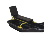 Сиденье продольное со складной спинкой и мягкой сидушкой