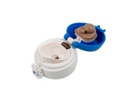 Термокружка THERMOS JNL-402 BLWH 0.4L, откидной механизм, бело-синяя — от интернет-магазина MWROS