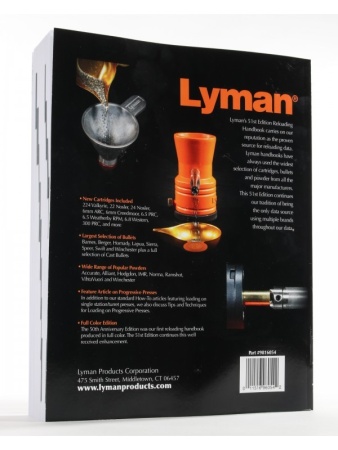 Книга Lyman 51St Edition Reloading Handbook твердая обложка — от интернет-магазина MWROS