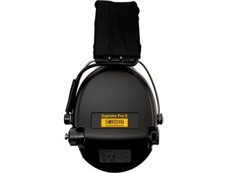 Наушники активные Sordin (MSA) Supreme Pro-X, чёрные, оголовье-ткань — от интернет-магазина MWROS