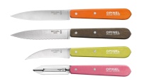 Набор ножей Opinel Les Essentiels 112/113/114/115, 4шт, 4 цвета, бук — от интернет-магазина MWROS