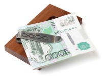 Lionsteel держатель для денег, дамасская сталь/дерево — от интернет-магазина MWROS