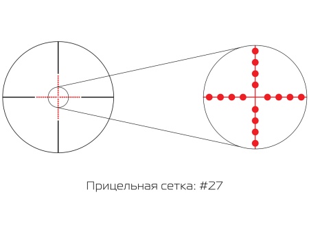 Прицел Gaut Amber 3-12x40 SF, сетка 27 (Mil-Dot) — от интернет-магазина MWROS
