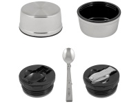 Термос для еды THERMOS KING SK-3000 MMB 0,47L, складная ложка, чёрный — от интернет-магазина MWROS