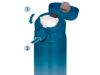 Термокружка THERMOS JNR-502 LTD BLG 0.5L, откидной механизм, голубой — от интернет-магазина MWROS