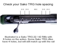 Основание Contessa Picatinny на SAKO TRG 42/22, 0MOA — от интернет-магазина MWROS