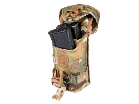 Подсумок Wartech Ратник MP-108-MCN под 2 магазина АК, закрытый, Multicam — от интернет-магазина MWROS