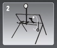 Мишень маятниковая Stalker Круги, для пневматики 4.5мм, 5 мишеней — от интернет-магазина MWROS