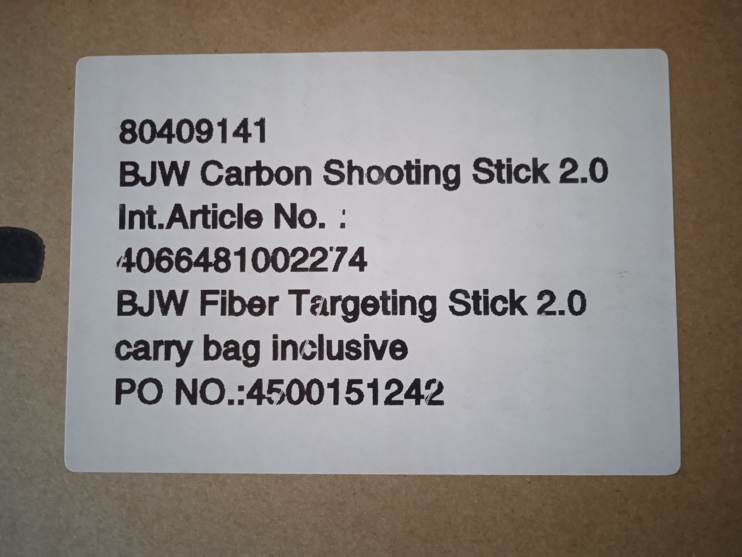 Опора для стрельбы Blaser Carbon Shooting Stick 2.0