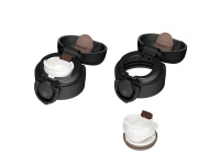 Термокружка THERMOS JNR-502 LTD BKG 0.5L, откидной механизм, чёрный — от интернет-магазина MWROS