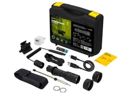 Фонарь с комплектом Armytek Dobermann Extended Set XP-L HI 1050 lm — от интернет-магазина MWROS