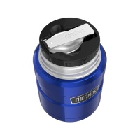Термос для еды THERMOS SK-3020 0.71L, складная ложка, синий — от интернет-магазина MWROS
