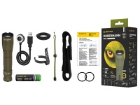 Фонарь Armytek Dobermann Pro Magnet USB Olive XHP35 HI тёплый — от интернет-магазина MWROS