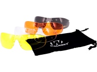Очки стрелковые Walker`s Sport Glasses,защитные,чёрные,комплект с 4 линзами — от интернет-магазина MWROS