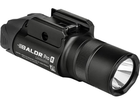 Фонарь подствольный Olight Baldr Pro R, пистолетный, 1350 lm, ЛЦУ, чёрный — от интернет-магазина MWROS