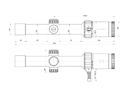 Прицел Kahles K18i 1-8x24i, сетка 3GR, подсветка красная, 30мм — от интернет-магазина MWROS