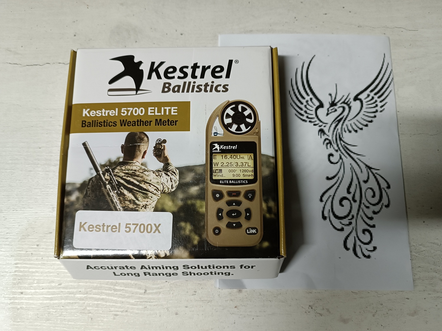 Карманная метеостанция Kestrel Elite 5700X Link Applied Ballistic Dark Earth