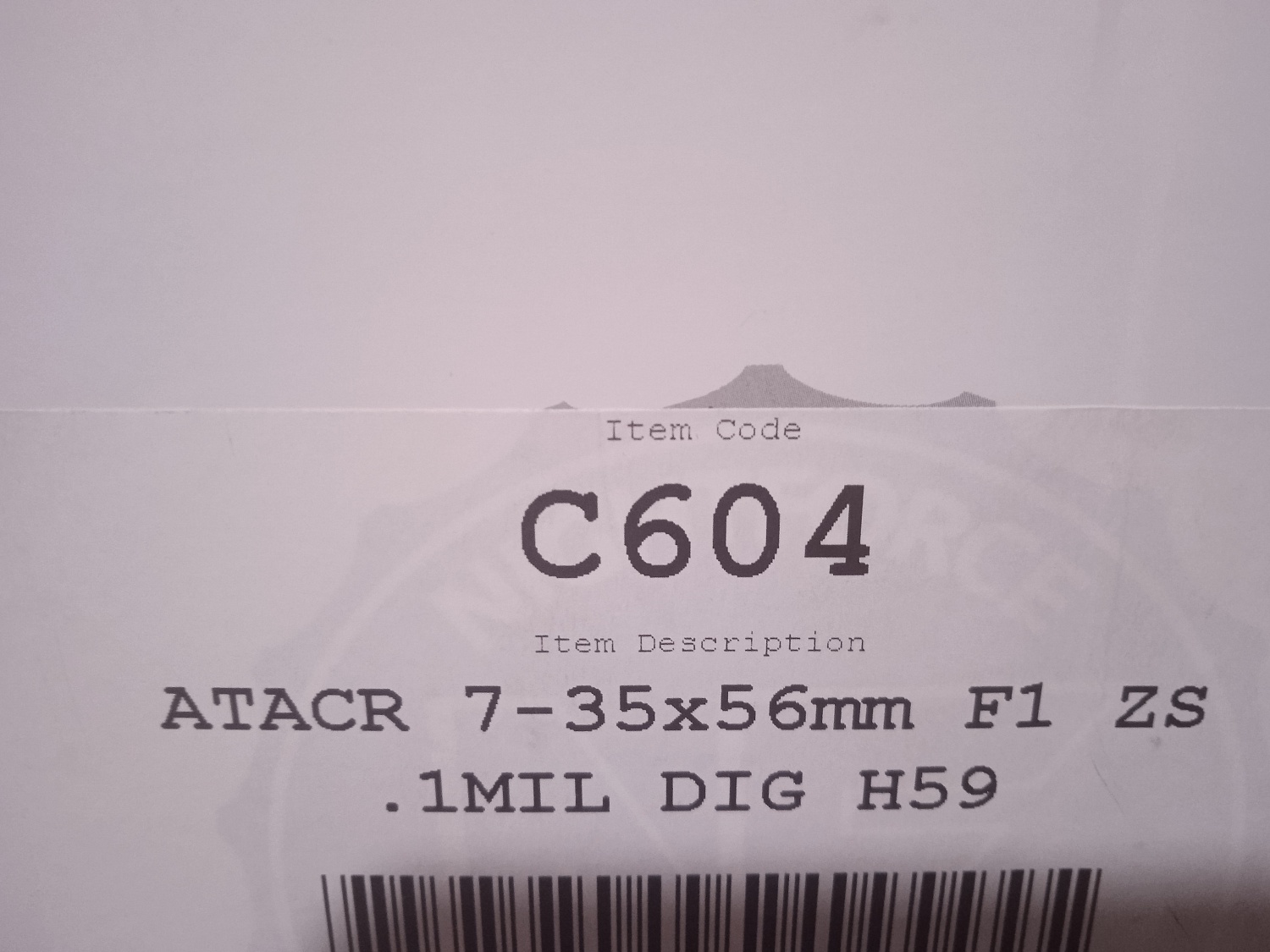 Оптический прицел Nightforce ATACR 7-35x56 F1 ZS, 0.1 mil, сетка H59 Horus