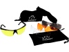 Очки стрелковые Walker`s Sport Glasses,защитные,чёрные,комплект с 4 линзами — от интернет-магазина MWROS
