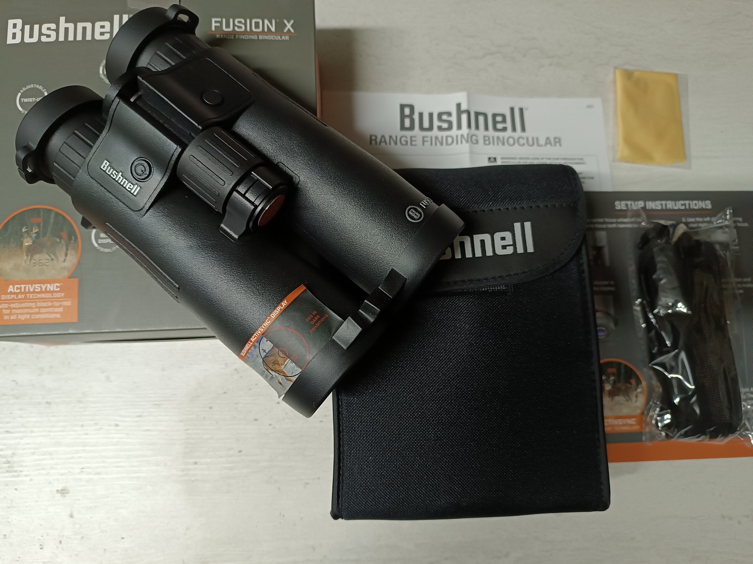 Бинокль c дальномером Bushnell Fusion X FX 10x42AD