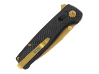 Нож складной SOG Terminus XR LTE Carbon + Gold, сталь CPM S35VN — от интернет-магазина MWROS