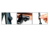 Сошки UTG на антабку и Picatinny, высота 22-27см, резиновые опоры — от интернет-магазина MWROS