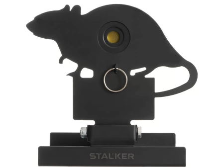 Мишень подъёмная Stalker Крыса, сталь, 3 мм, области попадания: 40,25,15мм — от интернет-магазина MWROS